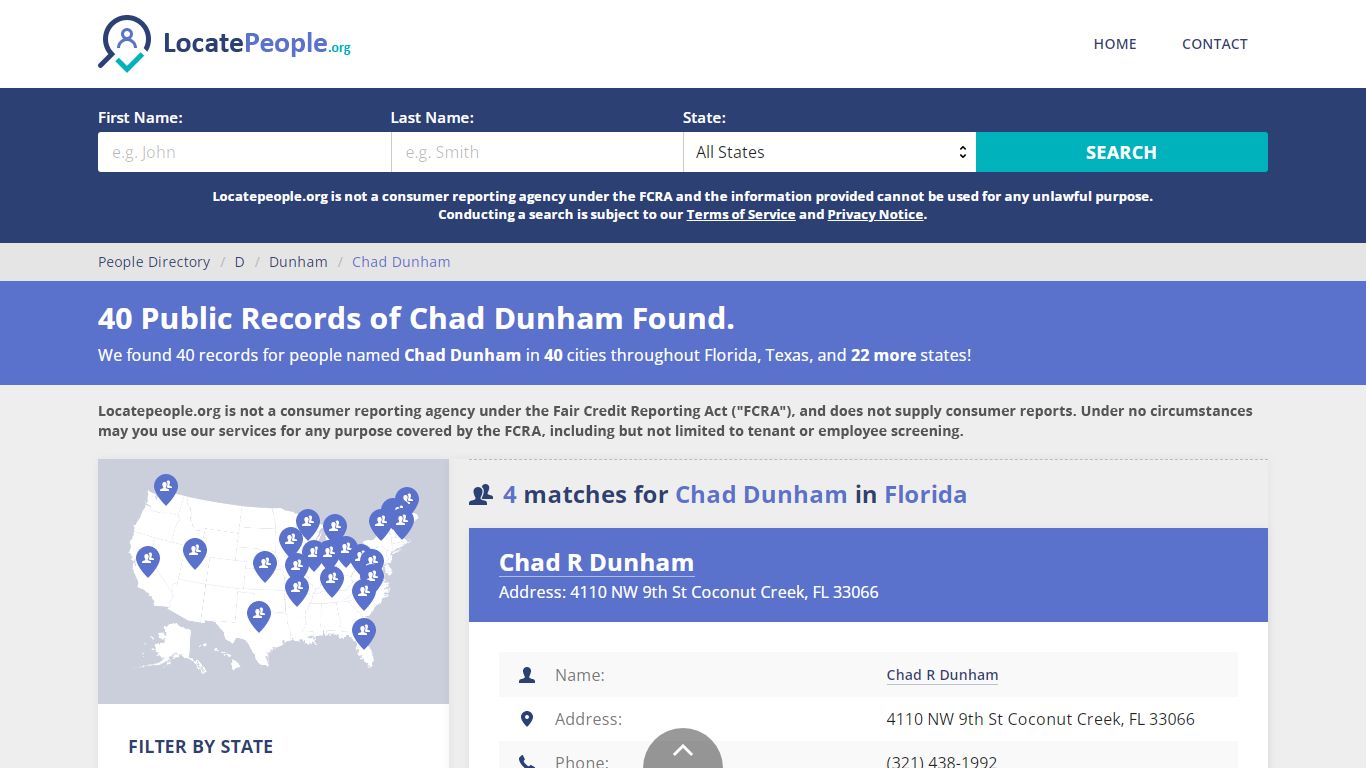 40 public records of Chad Dunham - Find Phone, Email, Address ...